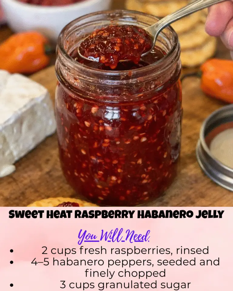 Sweet Heat Raspberry Habanero Jelly – The Perfect Sweet & Spicy Spread!