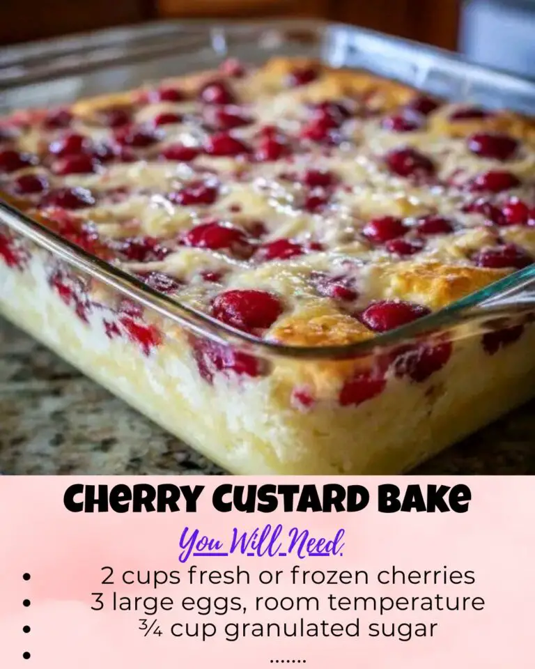 Cherry Custard Bake (Easy French-Style Clafoutis)