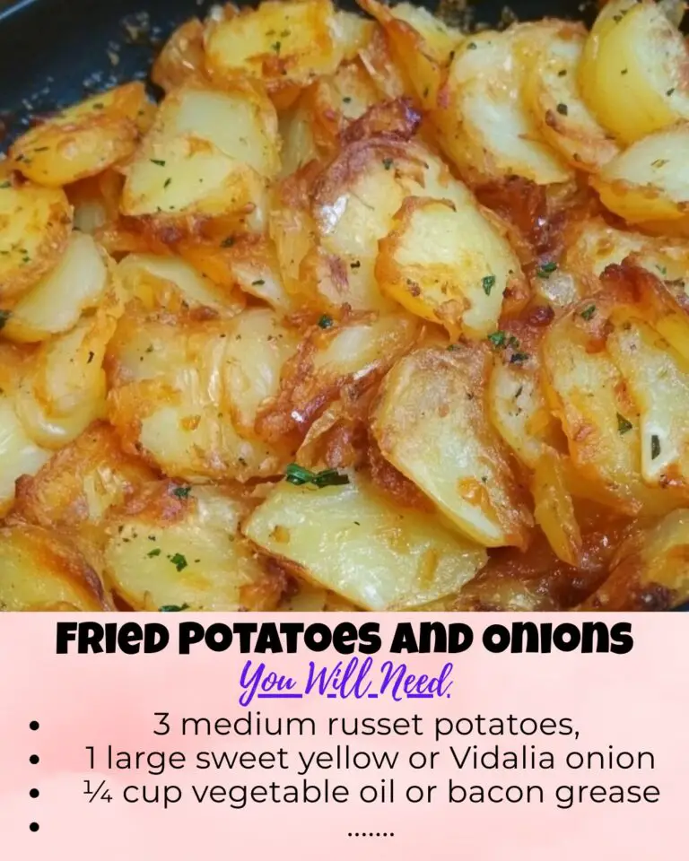 Fried Potatoes and Onions – Ozark Skillet Magic for Crispy Comfort