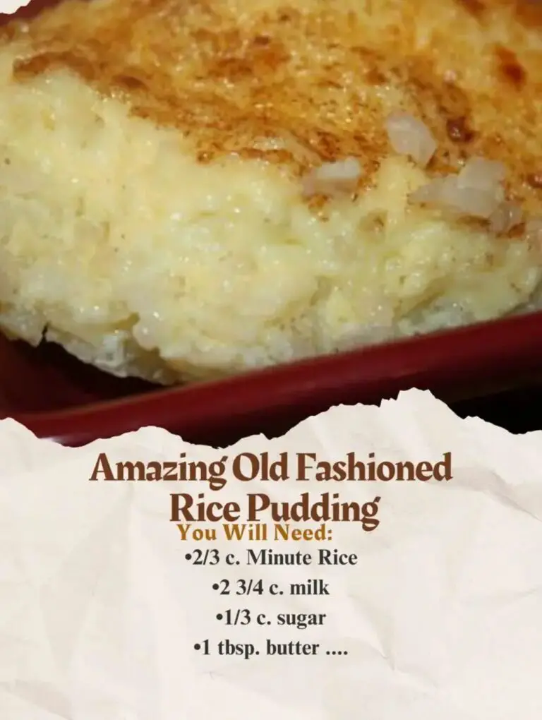 Old Fashioned Rice Pudding: Creamy Comfort Dessert