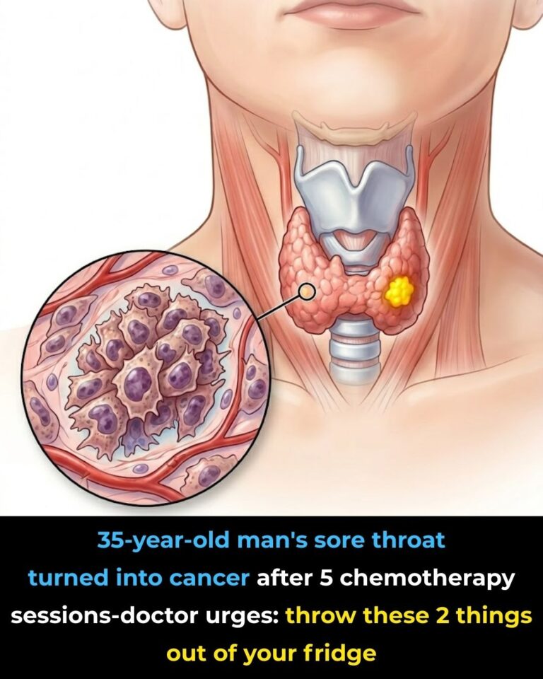 35-Year-Old Man’s Sore Throat Turned into Cancer After 5 Chemotherapy Sessions—Doctor Urges: Throw These 2 Things Out of Your Fridge
