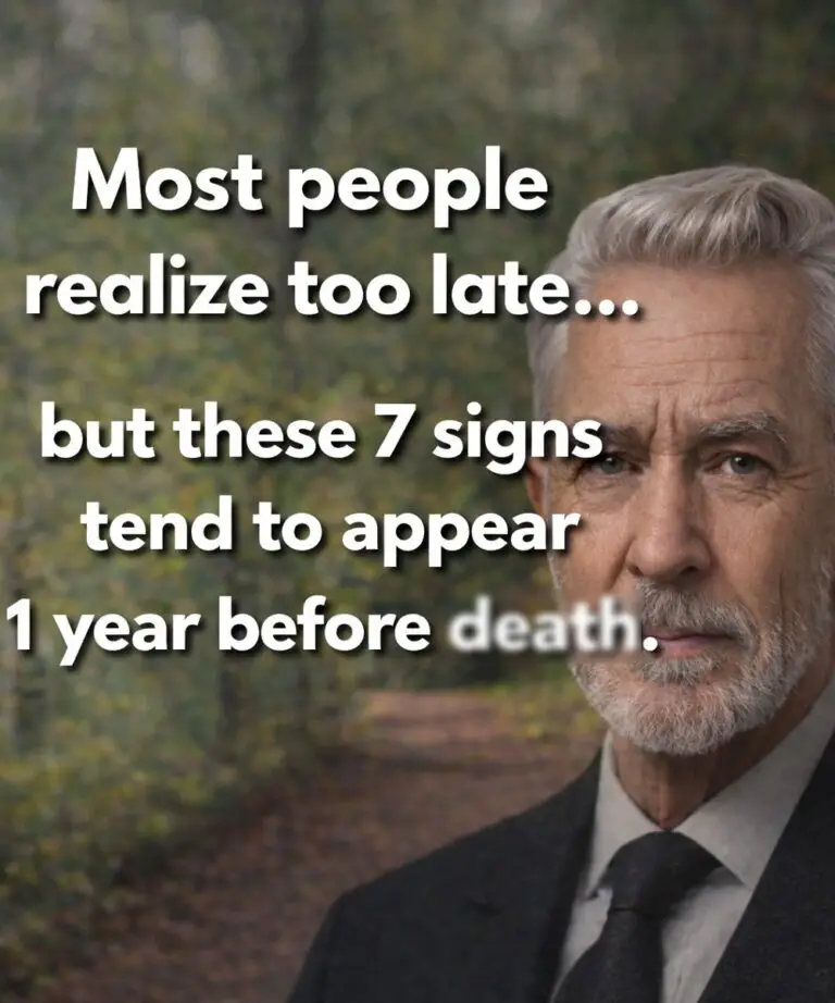 7 Silent Ailments That Appear a Year Before Death: Understanding Gentle Transitions