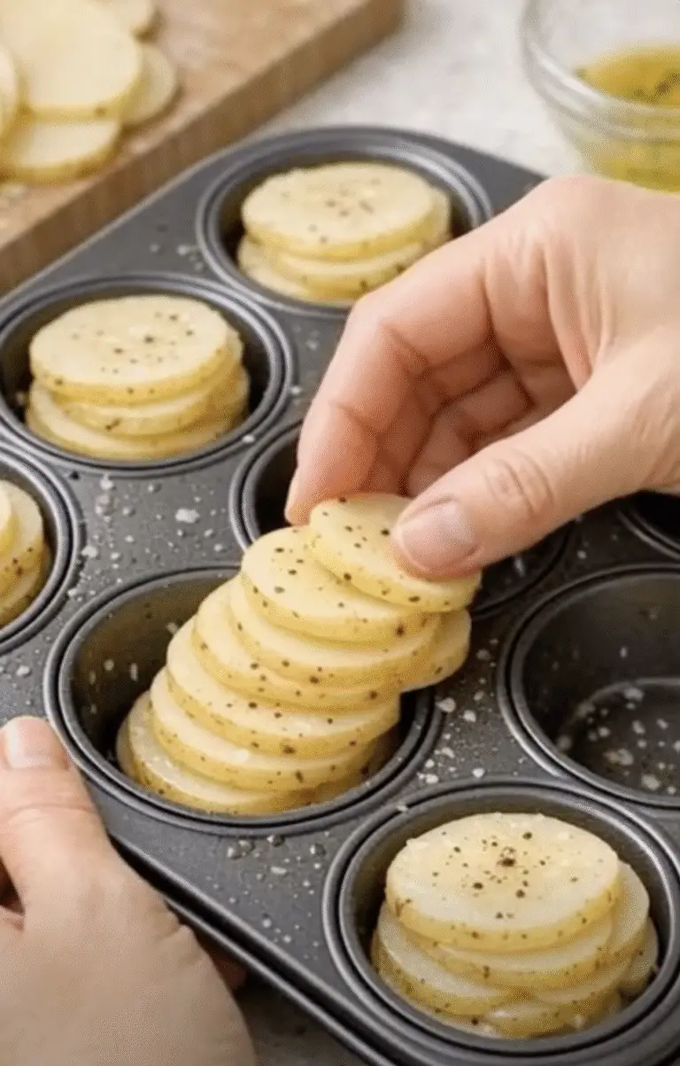 4-Ingredient Potato Gratin Stacks