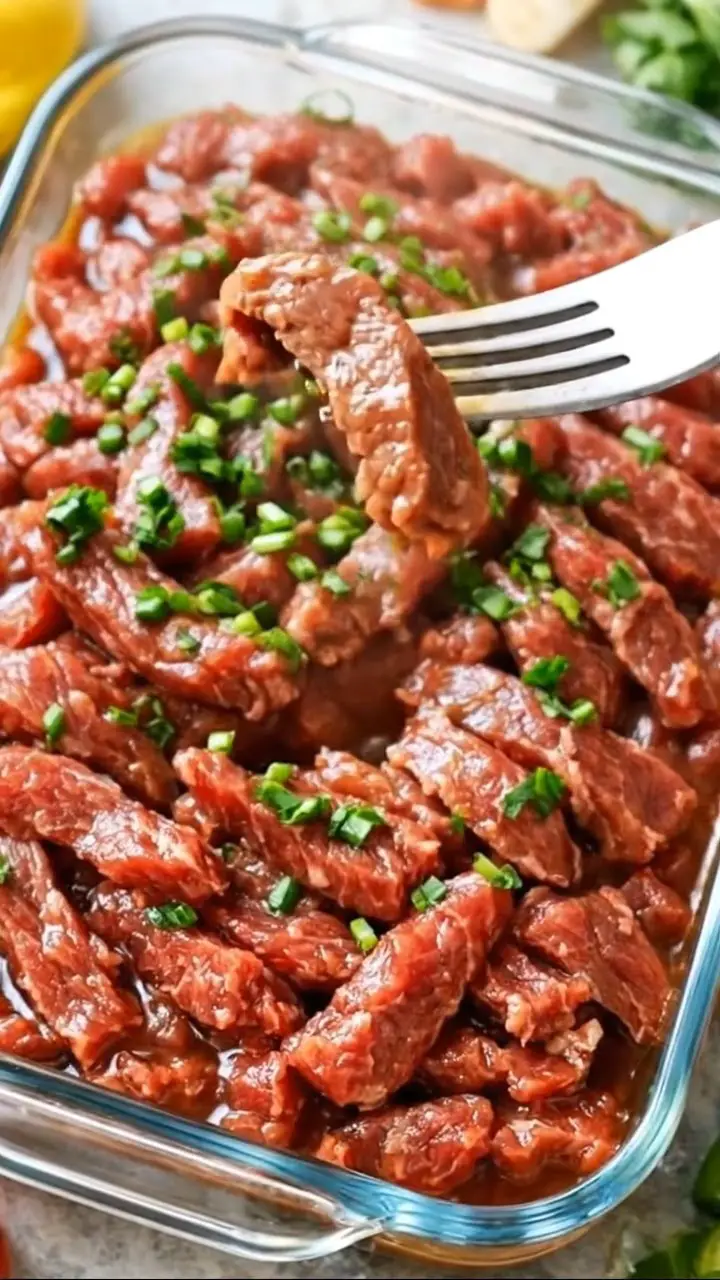 5-Ingredient Tax Season Oven Beef Strips