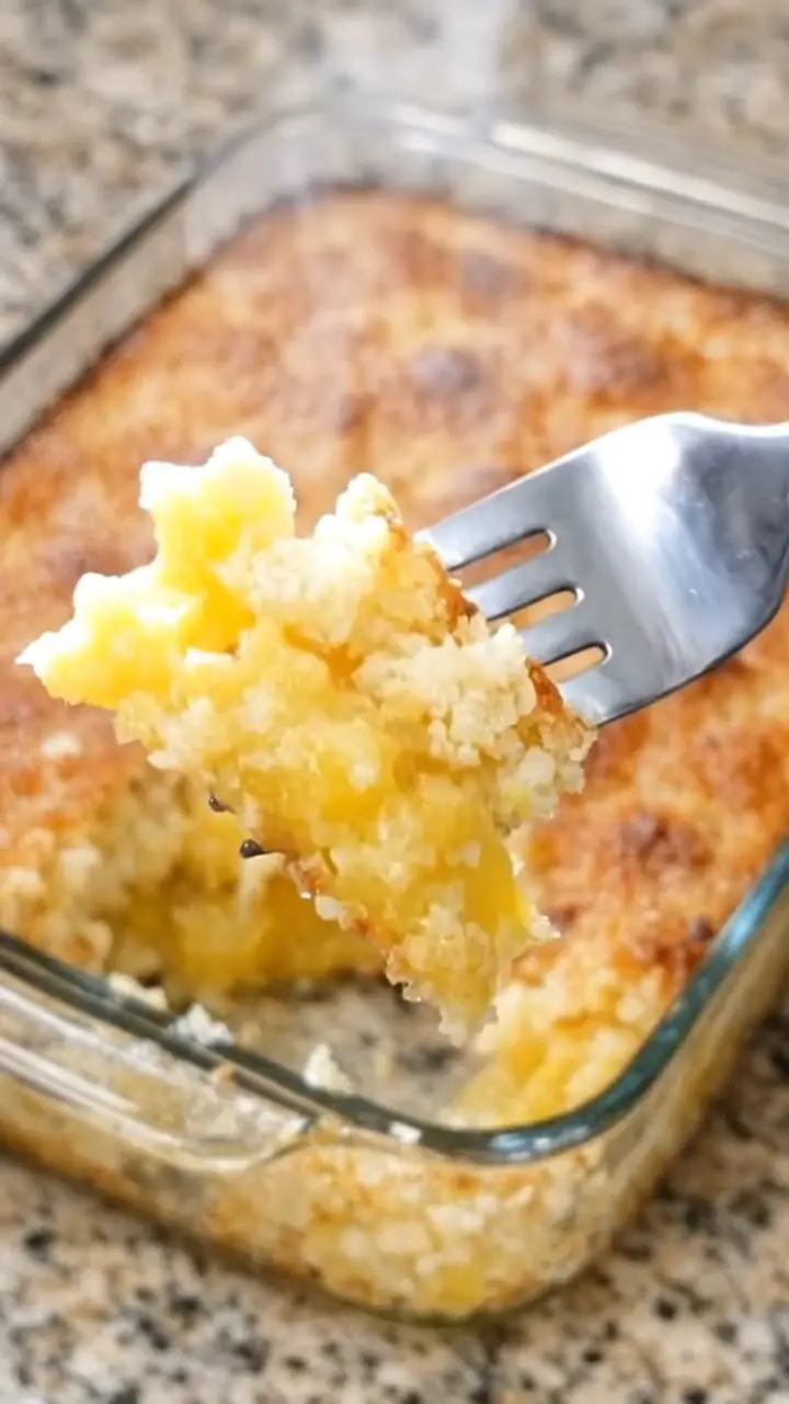 Pineapple Baked Custard Cake – Sweet Tropical Dessert You Can Make at Home