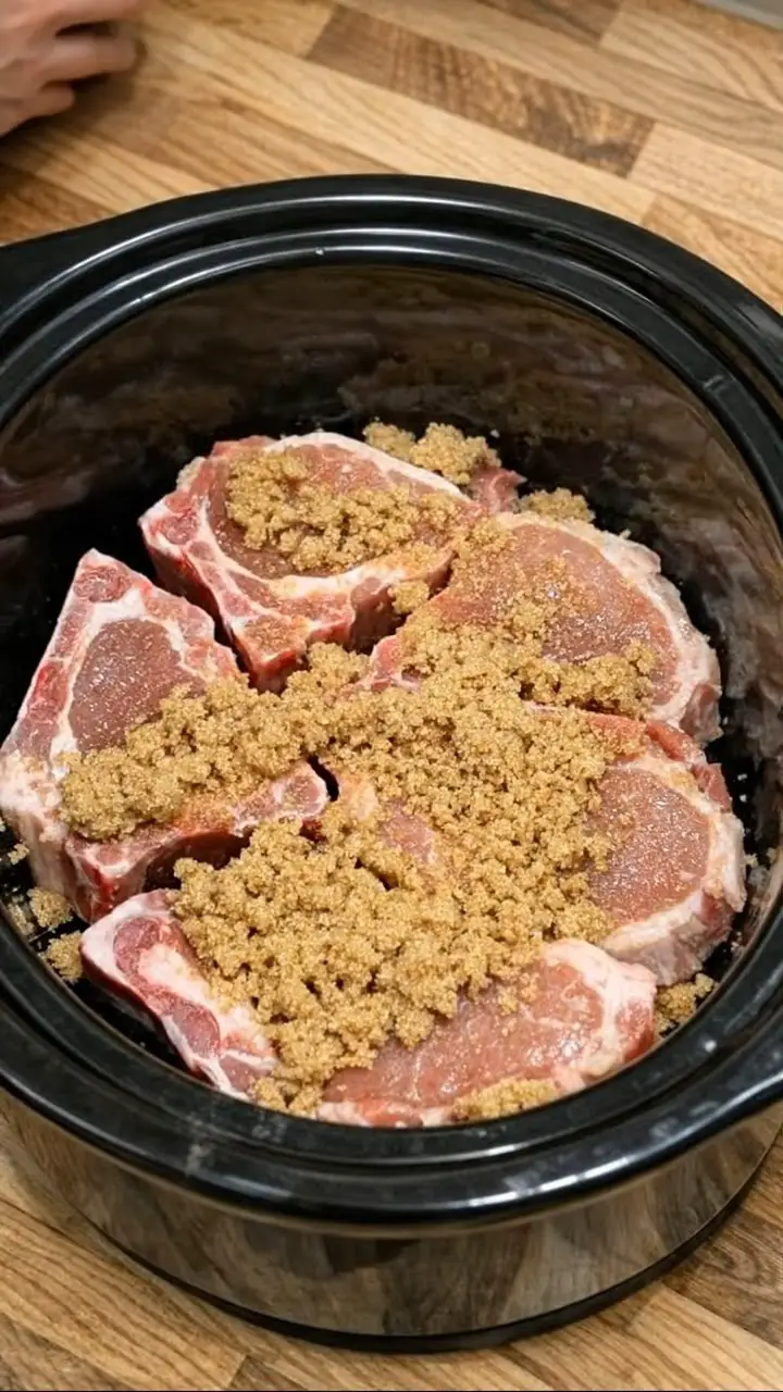 Slow Cooker Amish Brown Sugar Pork Chops