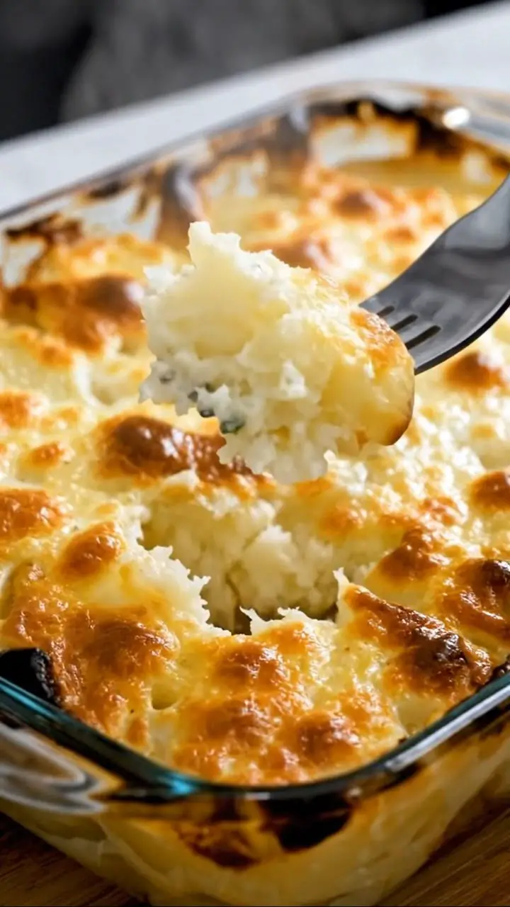 Creamy Pour-Over Baked Potatoes