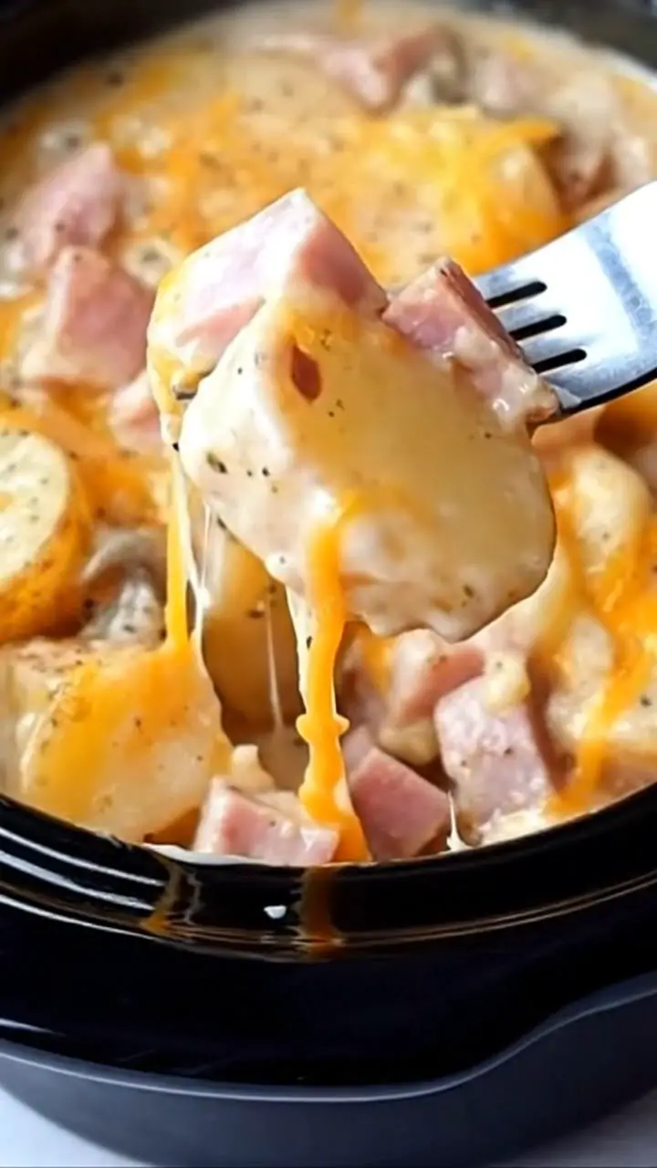 Slow Cooker Ham and Potatoes Comfort in a Bowl You’ll Want to Make Again and Again