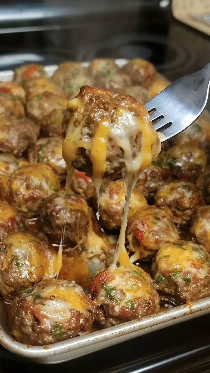 Ultimate Baked Cheesy Meatballs – Juicy, Flavor-Packed Comfort Food