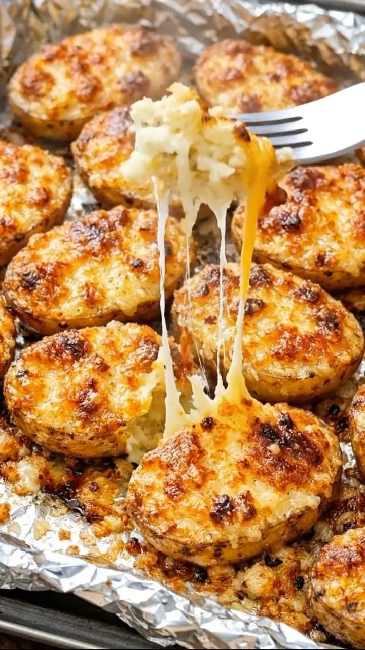 Oven-Baked Mayonnaise Parmesan Potatoes