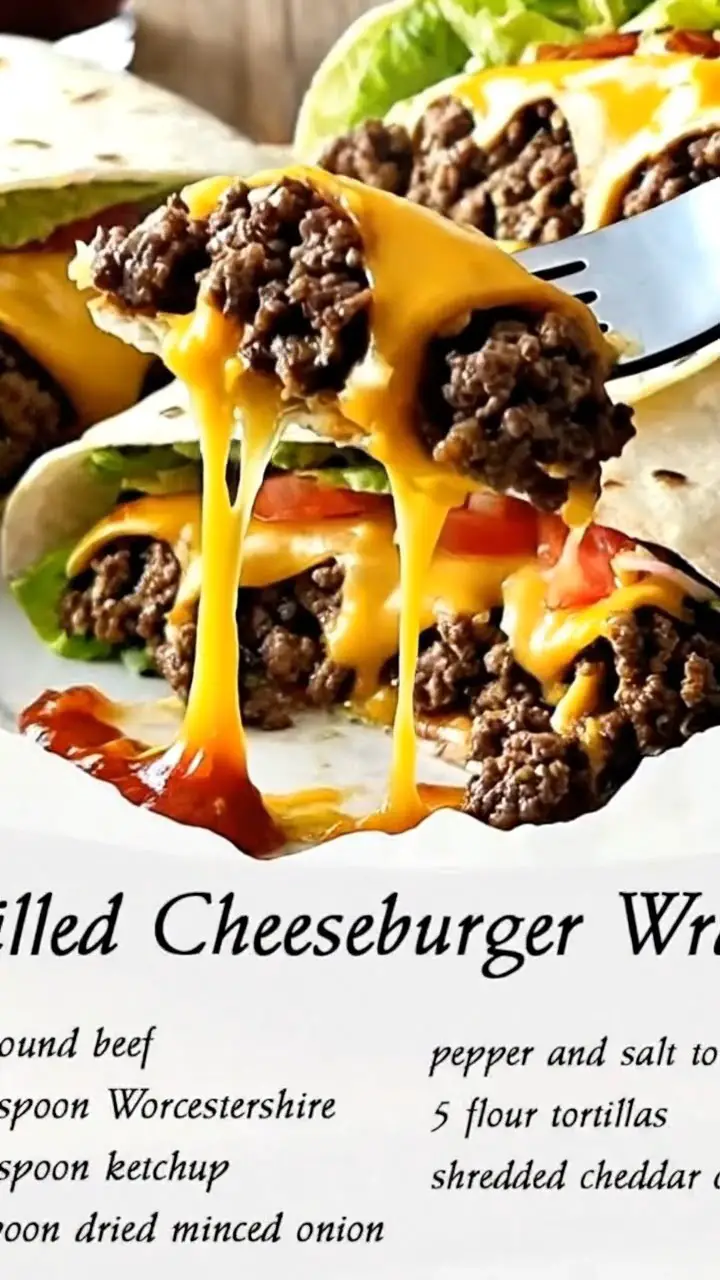 Grilled Cheeseburger Wraps: Crispy, Cheesy, Family-Friendly Comfort Food