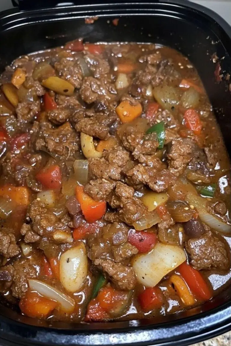 Crock Pot Pepper Steak That’s Tender, Savory, and Packed with Flavor