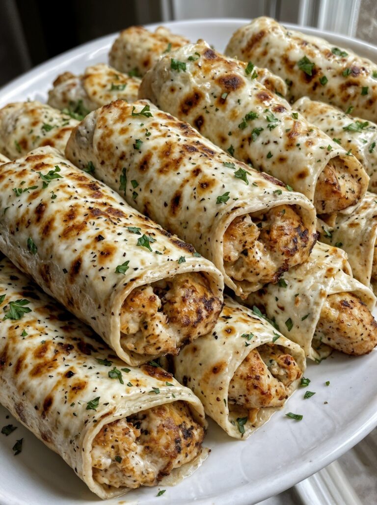 Cheesy Garlic Chicken Wraps Recipe: A Flavor-Packed Delight