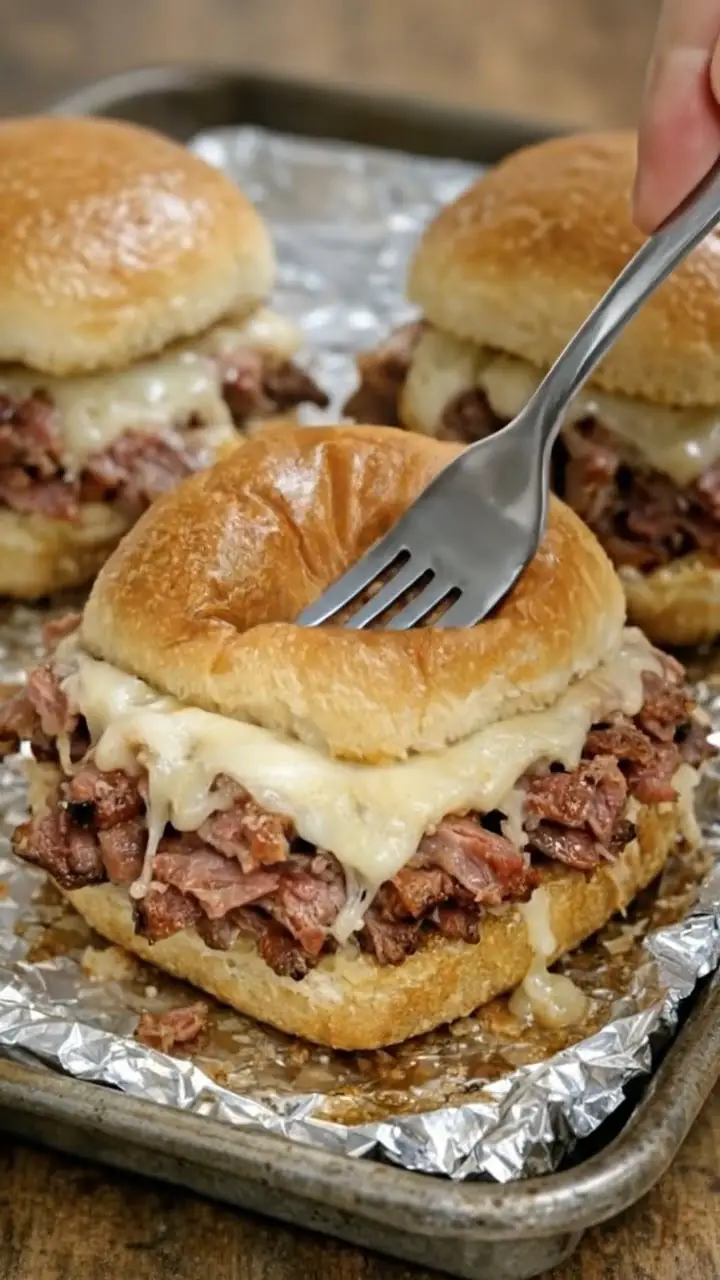 4-Ingredient Baked Corned Beef Sliders
