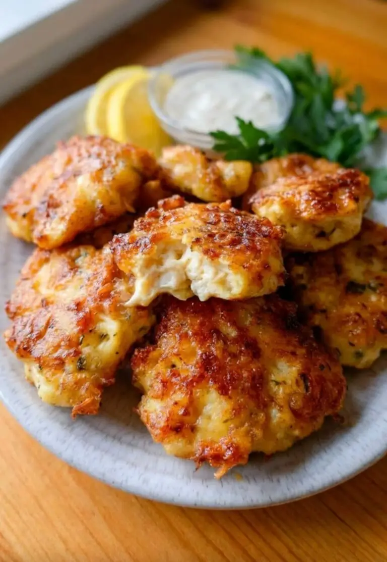 Crispy Chicken Fritters – Golden, Crunchy, and Irresistibly Delicious