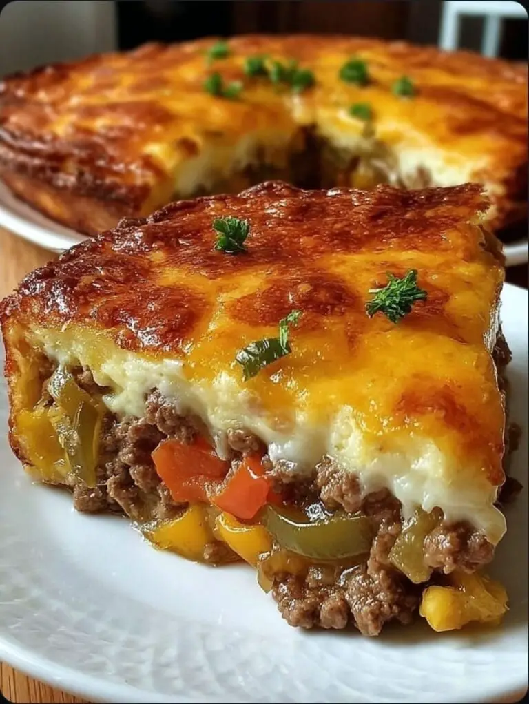 Monterey Sausage Pie That’s Cheesy, Savory, and Perfect Anytime