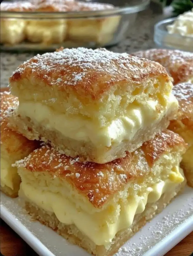 Vanilla Custard Cream Squares: A Smooth and Elegant Dessert