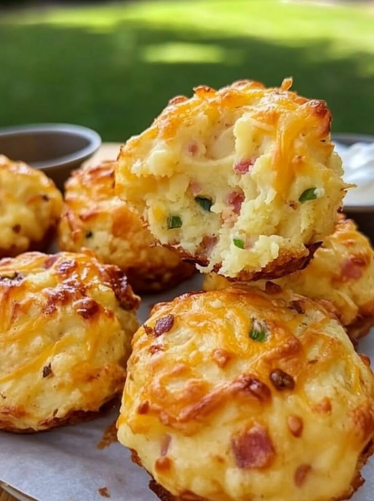 Rustic Oven-Baked Cheddar Potato Clouds