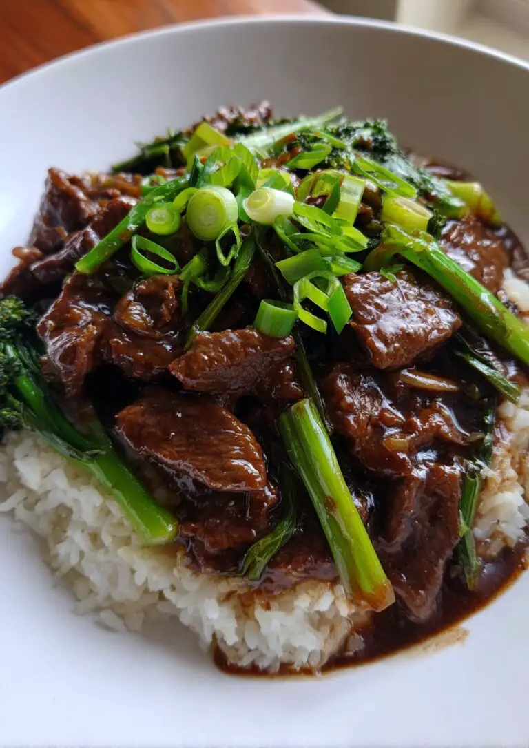 Sizzling Golden-Seared Beef with Crisp Broccoli in a Rich Glistening Garlic Soy Glaze