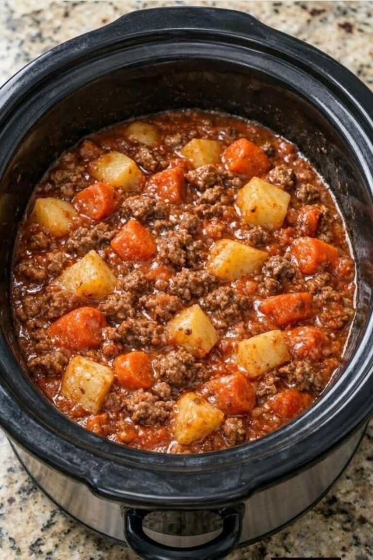 Slow Cooker Poor Man’s Stew: Hearty, Budget-Friendly Comfort Meal