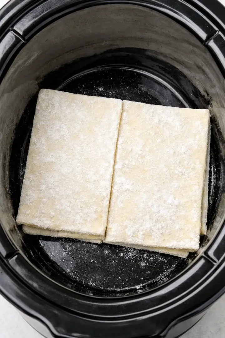 Slow Cooker Lemon Puff Pastry Pudding