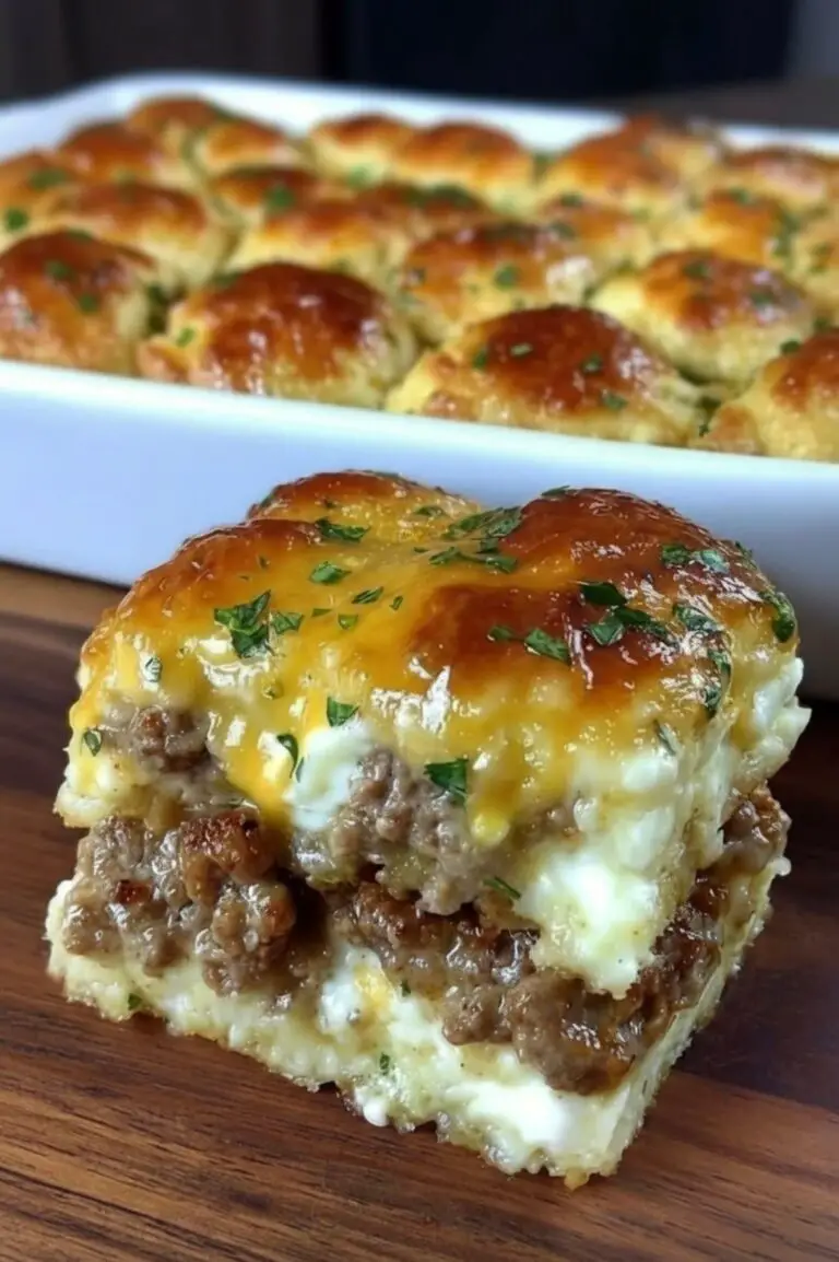 3-Ingredient Sausage & Cream Cheese Casserole: Easy, Creamy & Comfort Food Favorite