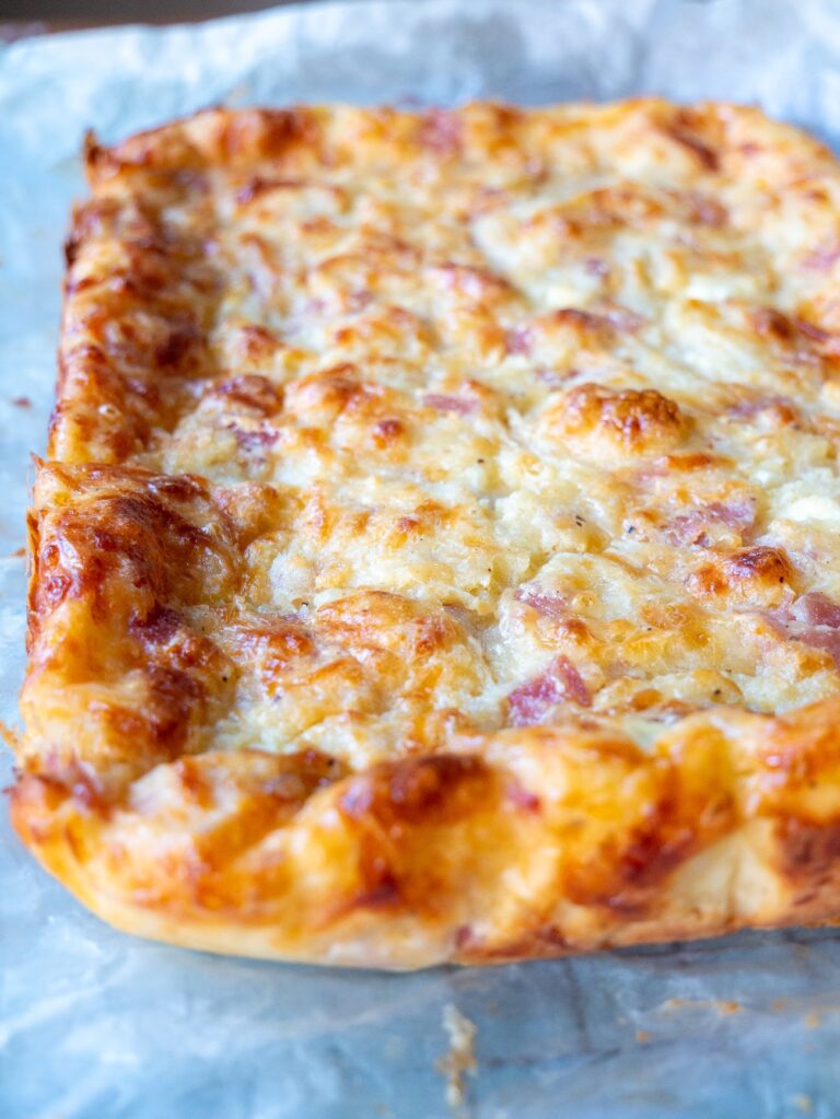 Greek Ham and Cheese Pie (Zambonopita): Easy Savory One-Bowl Bake