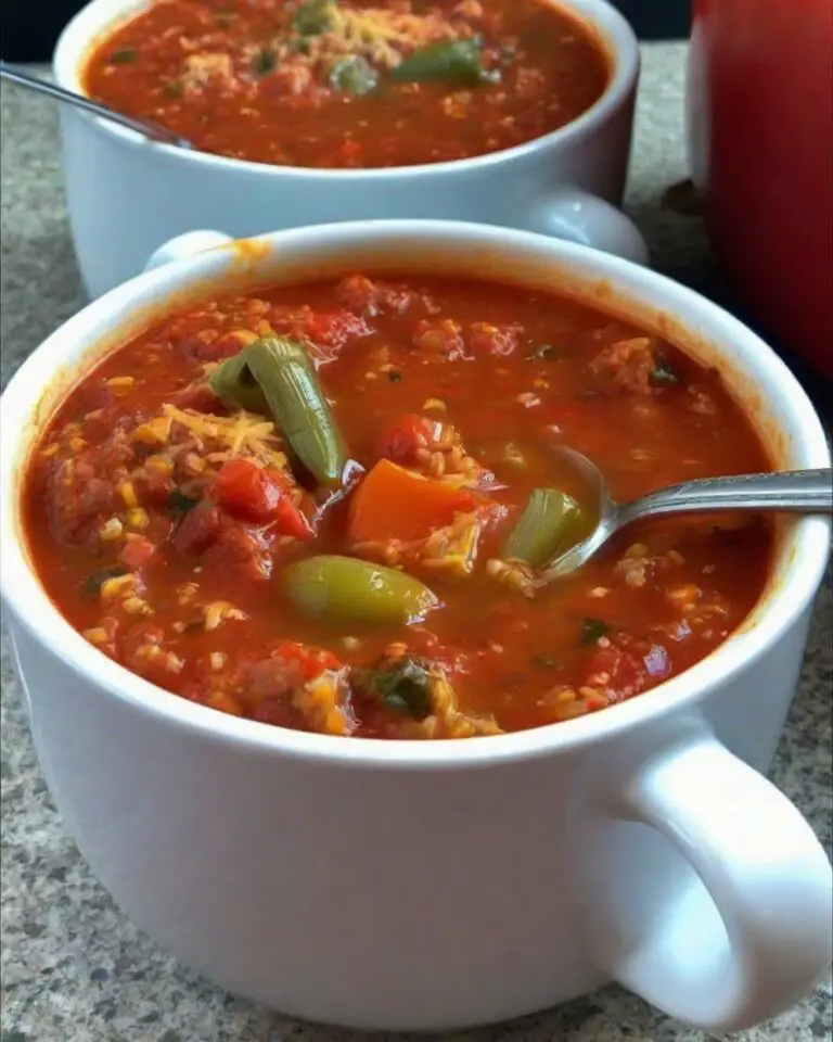 Stuffed Pepper Soup – A Cozy Twist on a Classic Dish