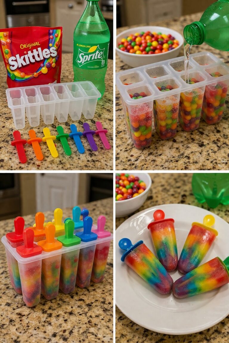 Skittles and Sprite Popsicles: Easy Summer Treat for Everyone