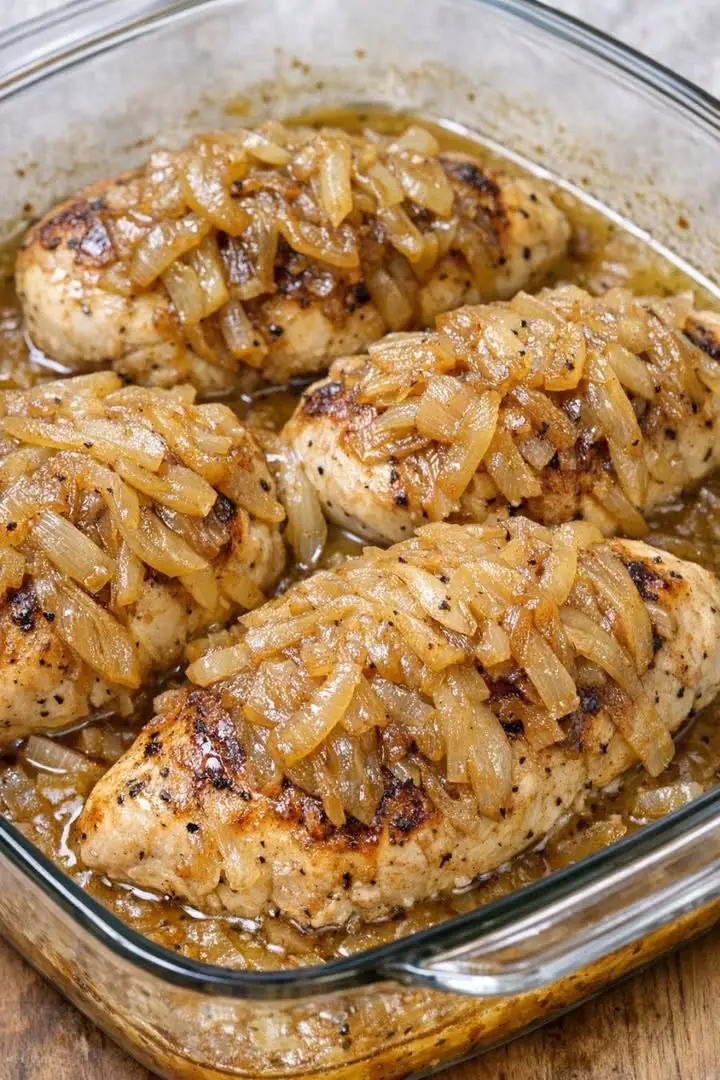 Oven Baked 3-Ingredient Amish Sweet Onion Chicken: Melt-in-Your-Mouth Dinner