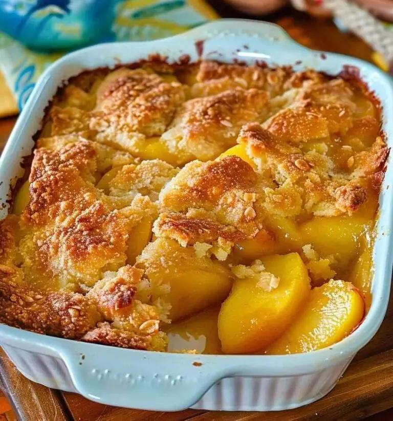 Classic Peach Cobbler That Brings Warm Southern Comfort to Your Table