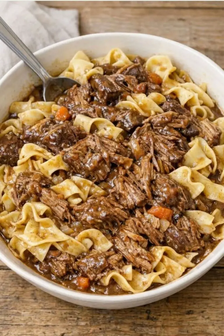 Crockpot Beef and Noodles Recipe: A Cozy, Slow-Cooked Comfort Classic