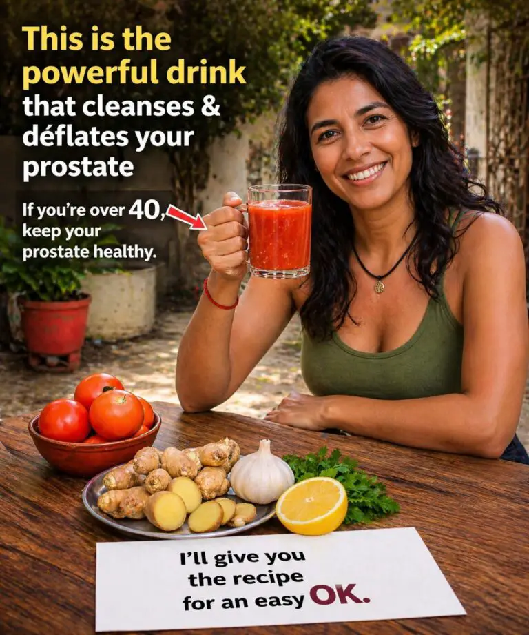 Discover This Easy Homemade Tomato Ginger Garlic Drink Recipe to Support Prostate Health for Men Over 40