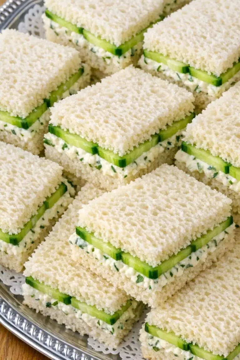 Southern Cucumber Sandwiches – The 4-Ingredient Classic Everyone Grabs First