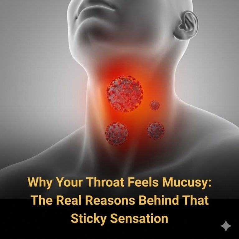 Why Your Throat Feels Mucusy: The Real Reasons Behind That Sticky Sensation Healing Ginger Honey Tea