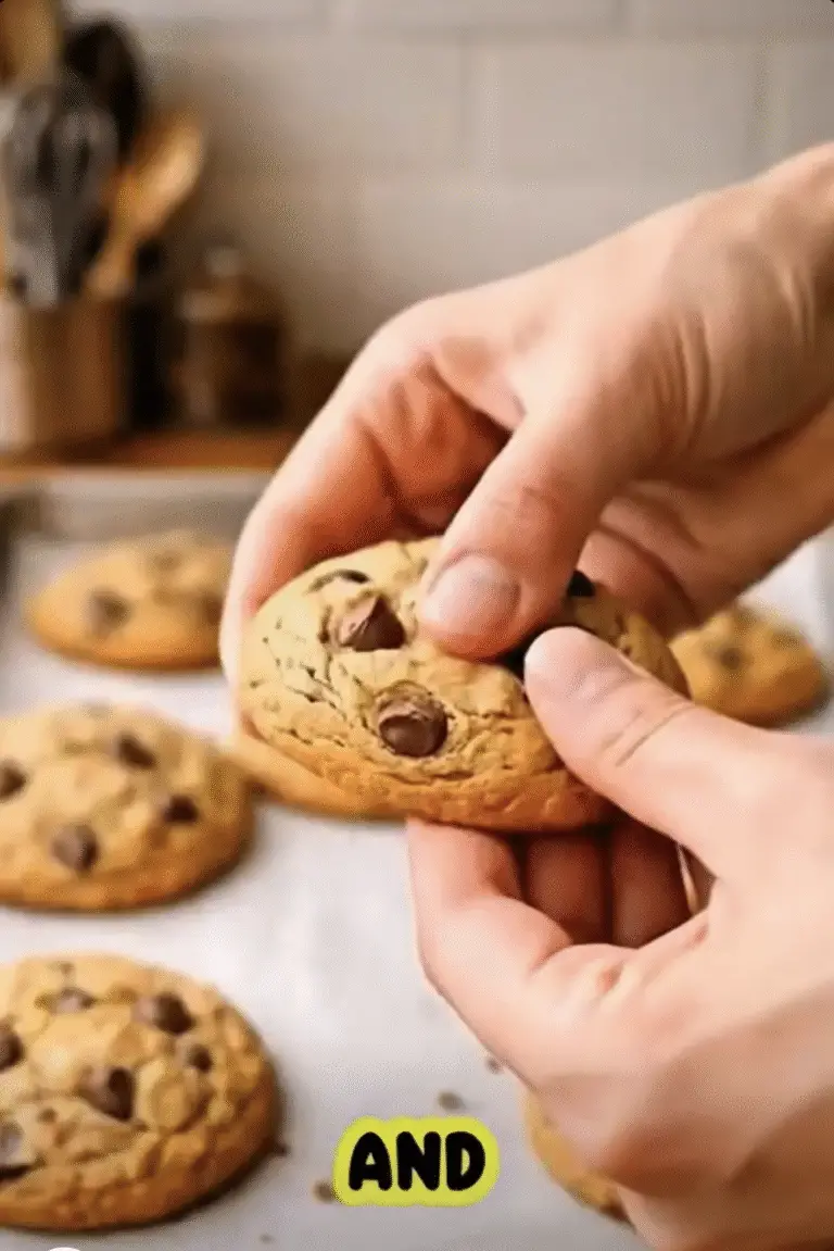 Soft & Chewy Chocolate Chip Cookies – Easy 5 Ingredient Cookie Recipe