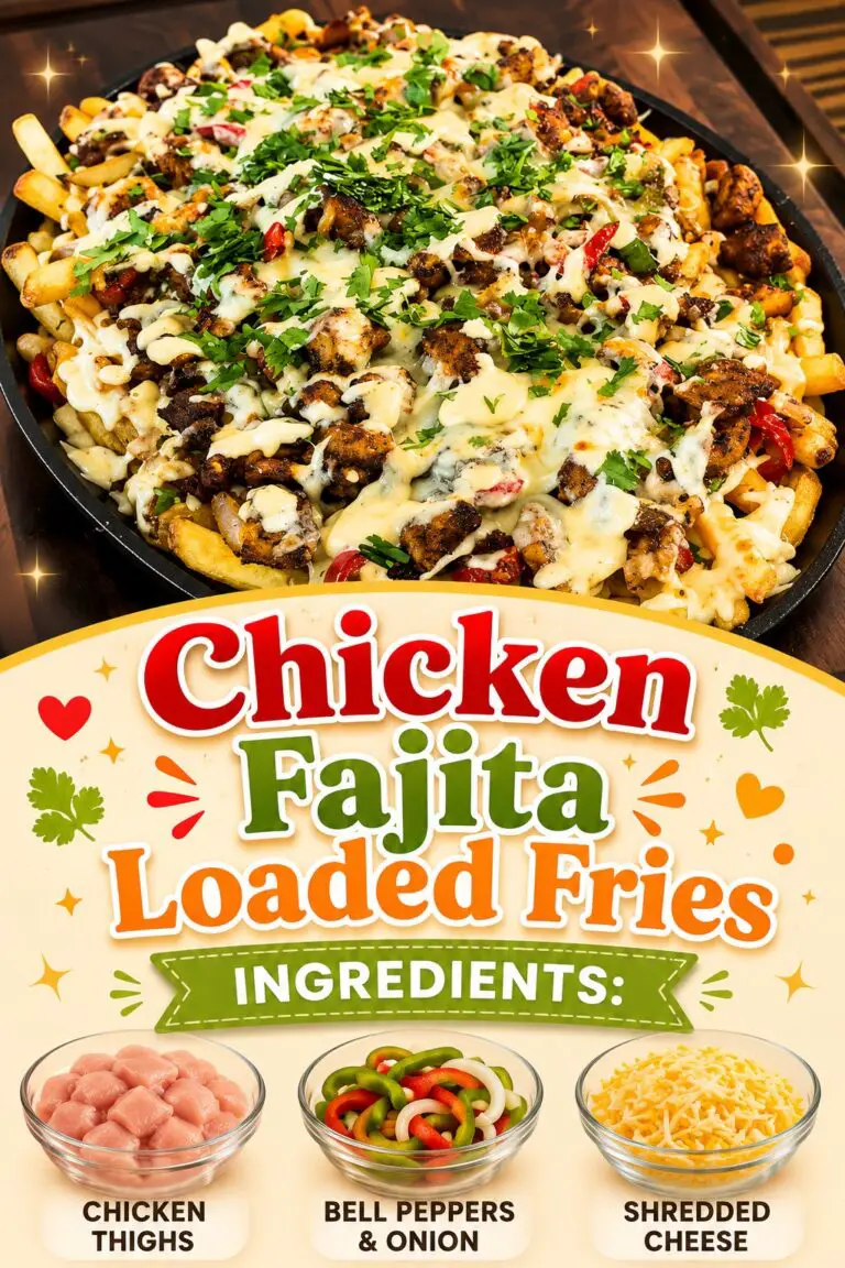 Chicken Fajita Loaded Fries