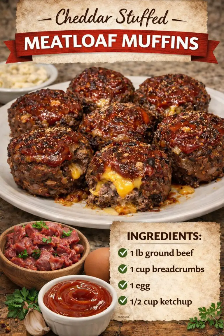 Cheddar Stuffed Meatloaf Muffins: The Easy Family Dinner Everyone Loves