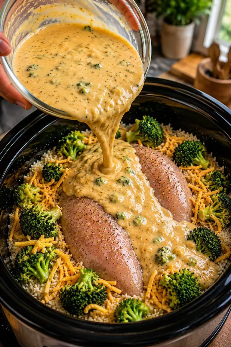 Slow Cooker Cheddar Chicken and Rice Recipe
