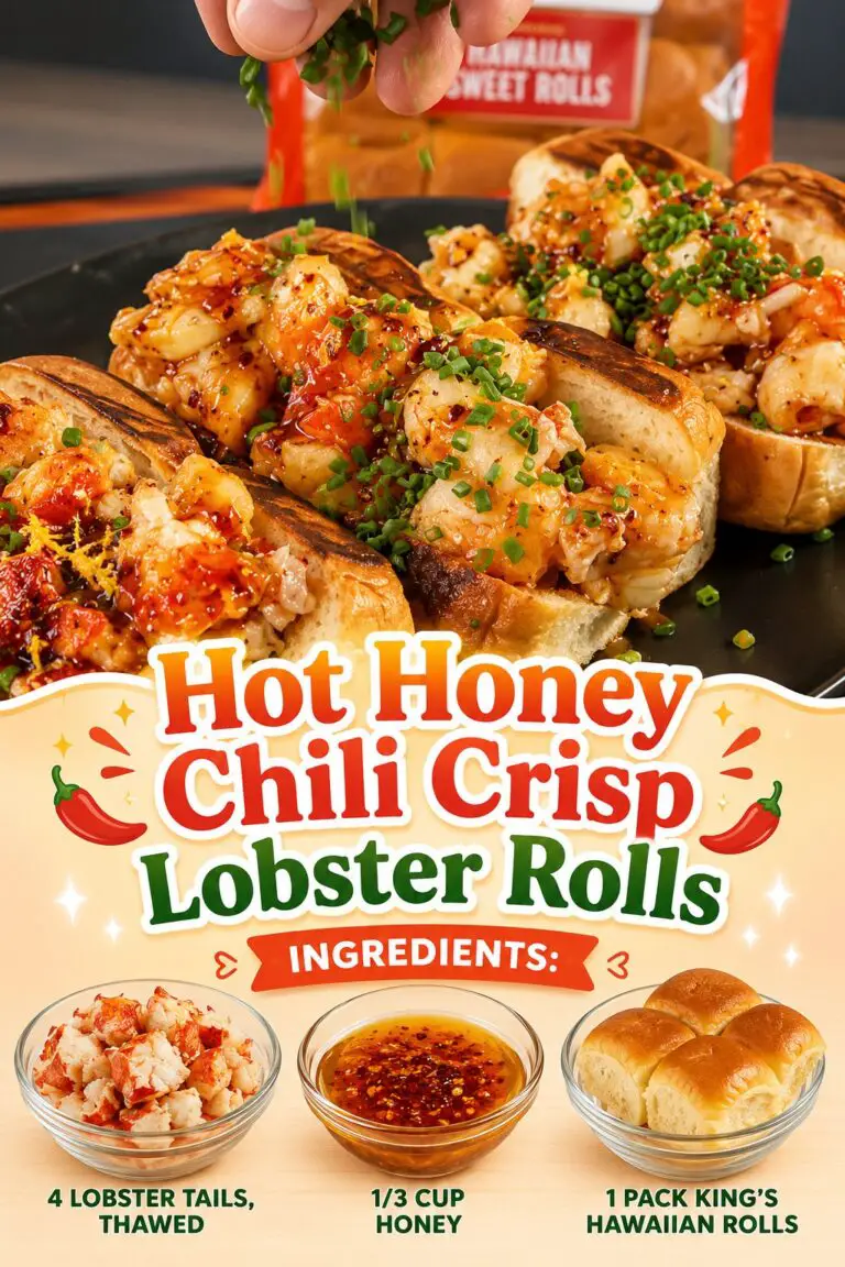 Hot Honey Chili Crisp Lobster Rolls