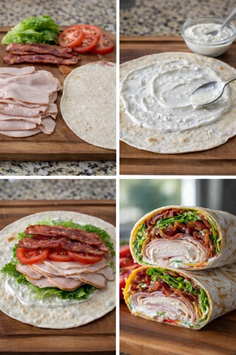 Turkey Ranch Club Wrap Easy and Delicious Twist on a Classic