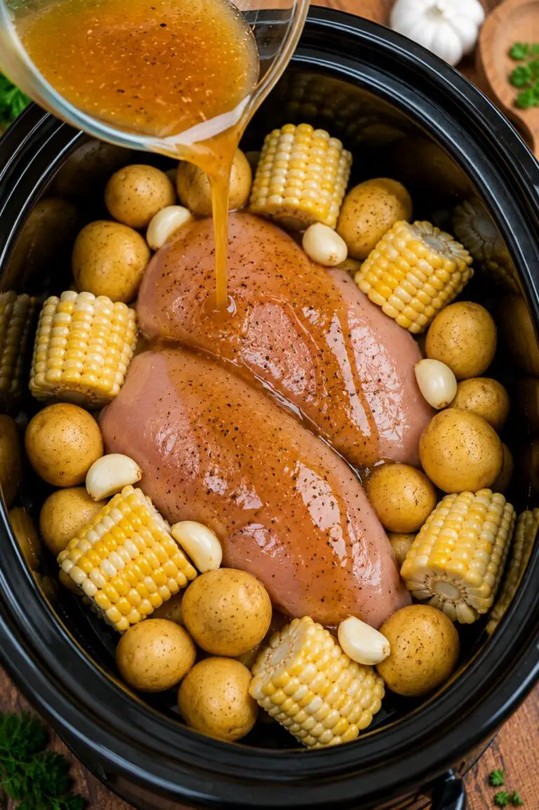 Slow Cooker Honey Butter Garlic Chicken