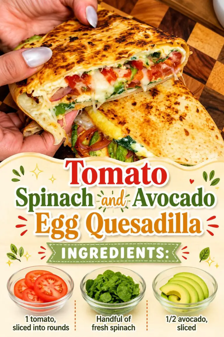 Tomato Spinach and Avocado Egg Quesadilla Recipe That Makes Breakfast Better
