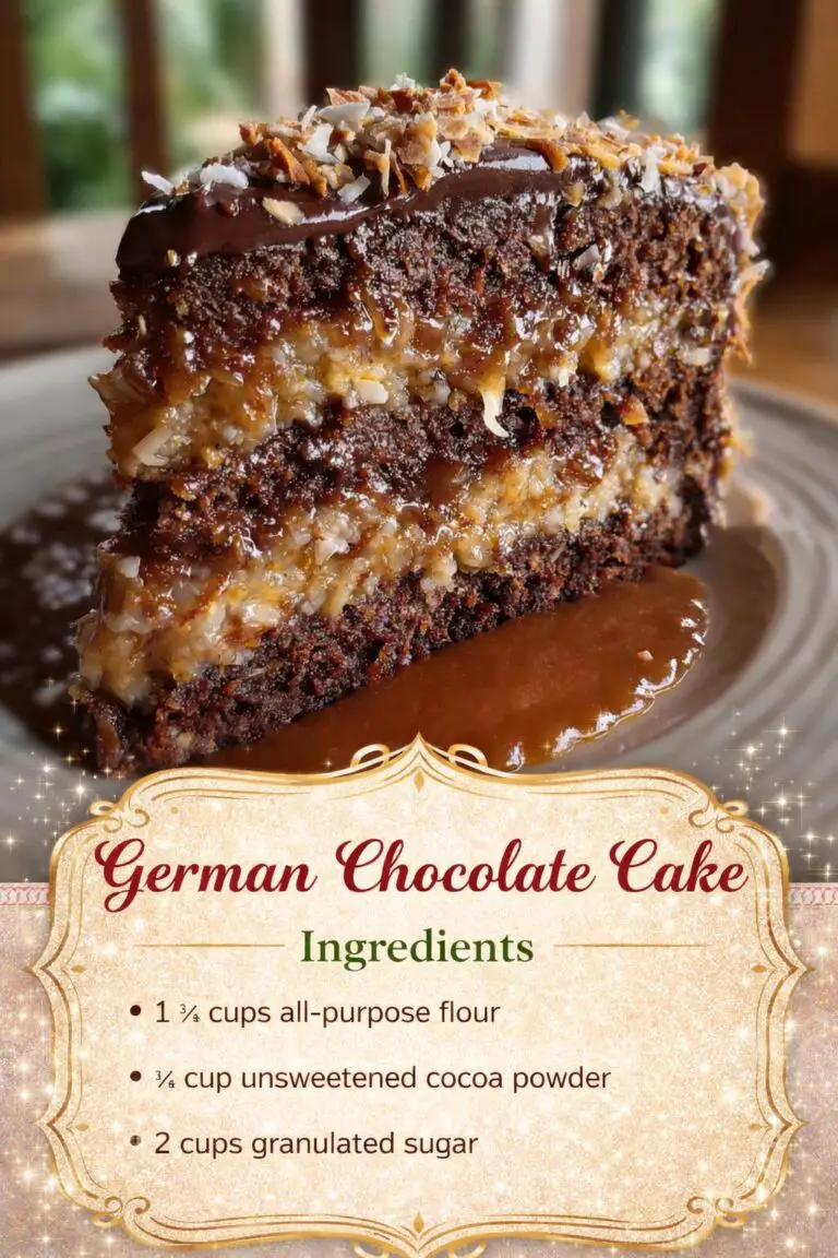 German Chocolate Cake: Rich, Moist, and Perfect for Any Celebration