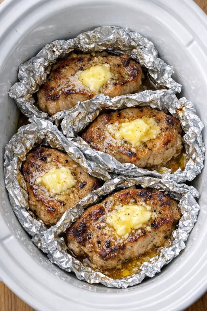 Slow Cooker 3-Ingredient Ranch Pork Chops for the Juiciest Dinner
