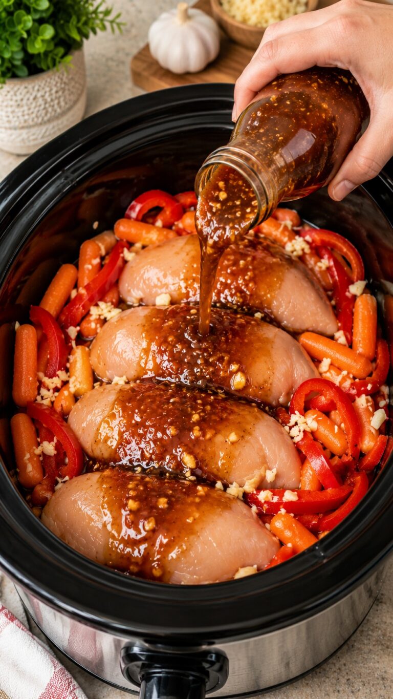 Slow Cooker Honey Garlic Chicken