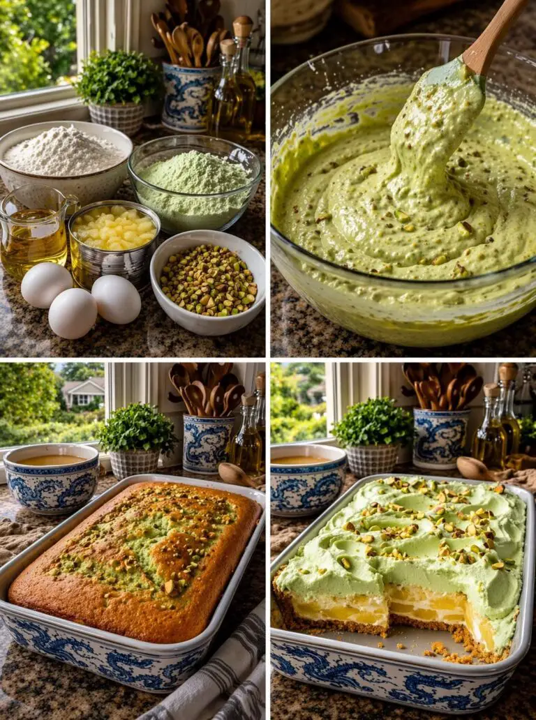 Tropical Pistachio Bliss Cake: A Sweet and Nutty Dessert Everyone Loves