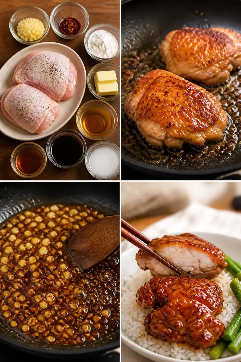Honey Garlic Chicken Thighs