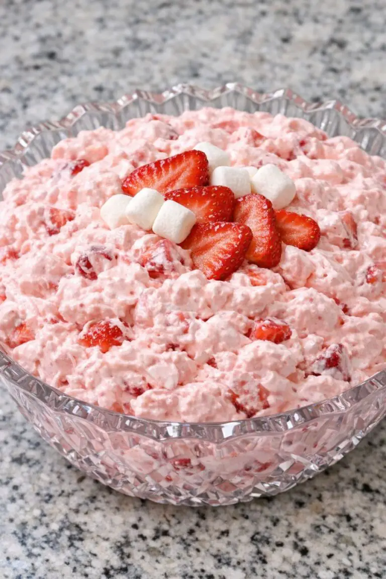 3-Ingredient Strawberry Fluff Salad