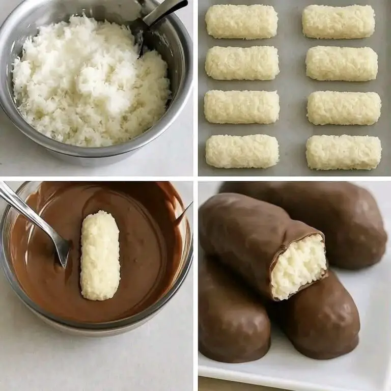 Homemade Coconut Chocolate Bars